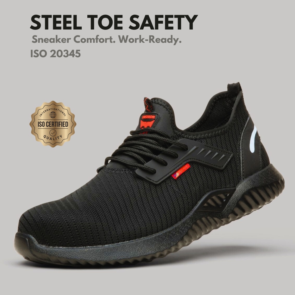 Safety Shoes – S3 Work Footwear, Steel Toe & Lightweight – TRAK