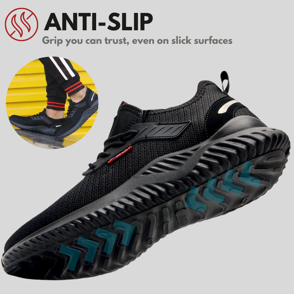 Safety Shoes – S3 Work Footwear, Steel Toe & Lightweight – TRAK