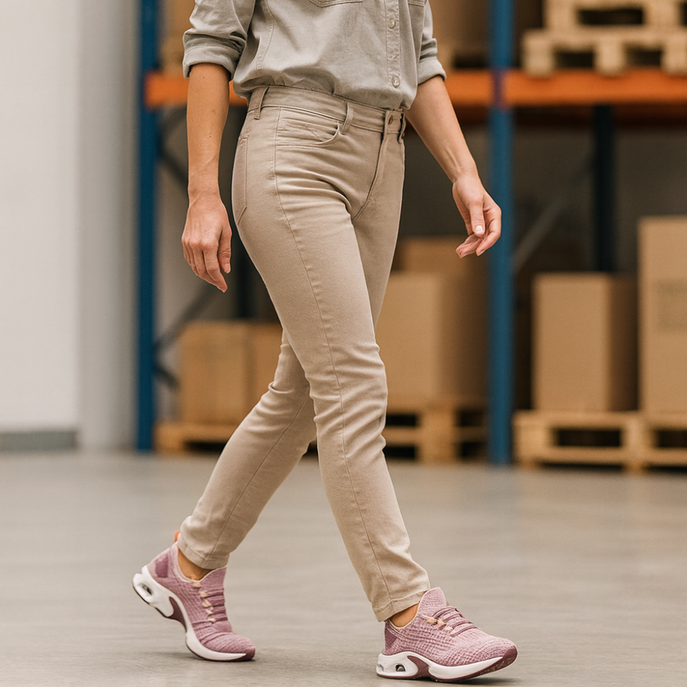 Safety Shoes for Women - NEA - Steel Toe Sneakers with Non-Slip Sole